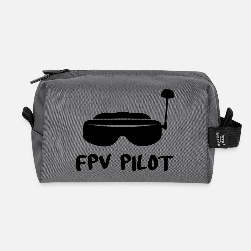 FPV Pilot - Recycelte Kulturtasche - Anthrazit