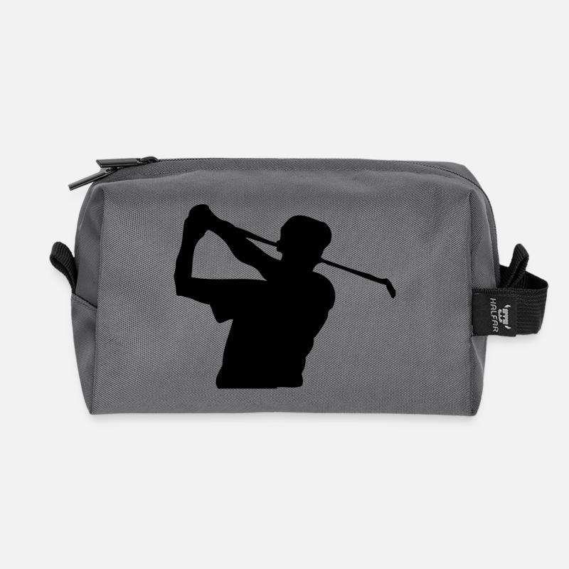 Golf - Recycelte Kulturtasche - Anthrazit