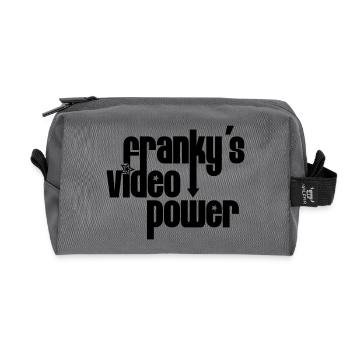 Franky´s Video Power - Recycelte Kulturtasche - Anthrazit - Vorne