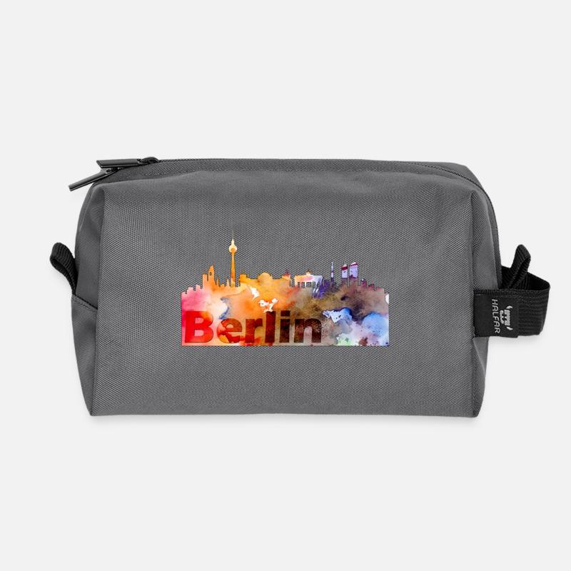 Berlin - Recycelte Kulturtasche - Anthrazit