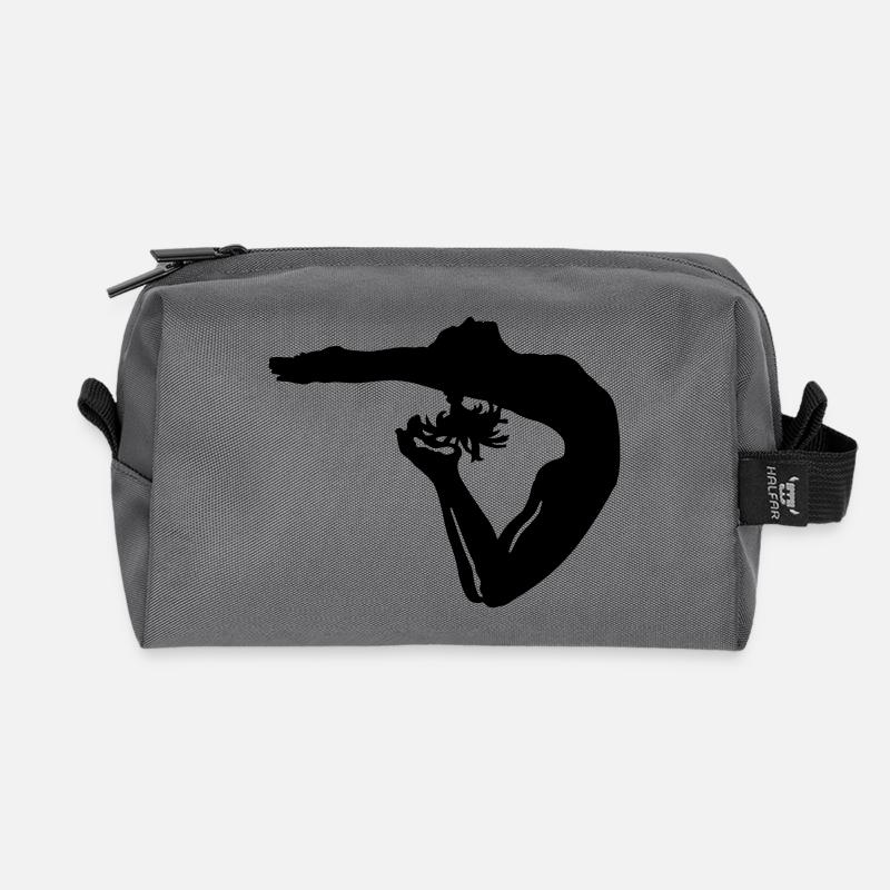 Gymnastics - Recycelte Kulturtasche - Anthrazit