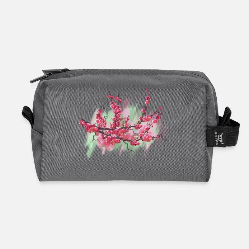 sakura - Recycelte Kulturtasche - Anthrazit