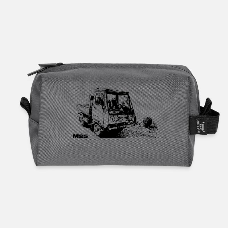 Multicar - Recycelte Kulturtasche - Anthrazit