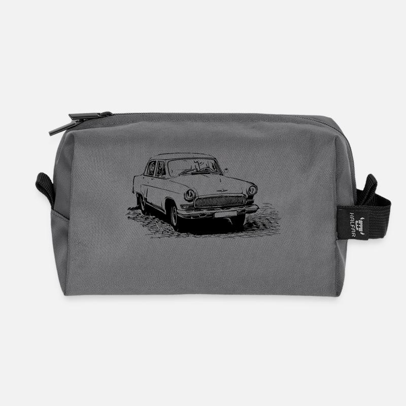 GAZ M-21 Wolga - Recycelte Kulturtasche - Anthrazit