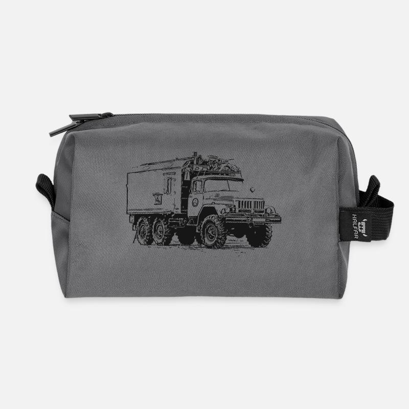 ZIL 131 KO - Recycelte Kulturtasche - Anthrazit