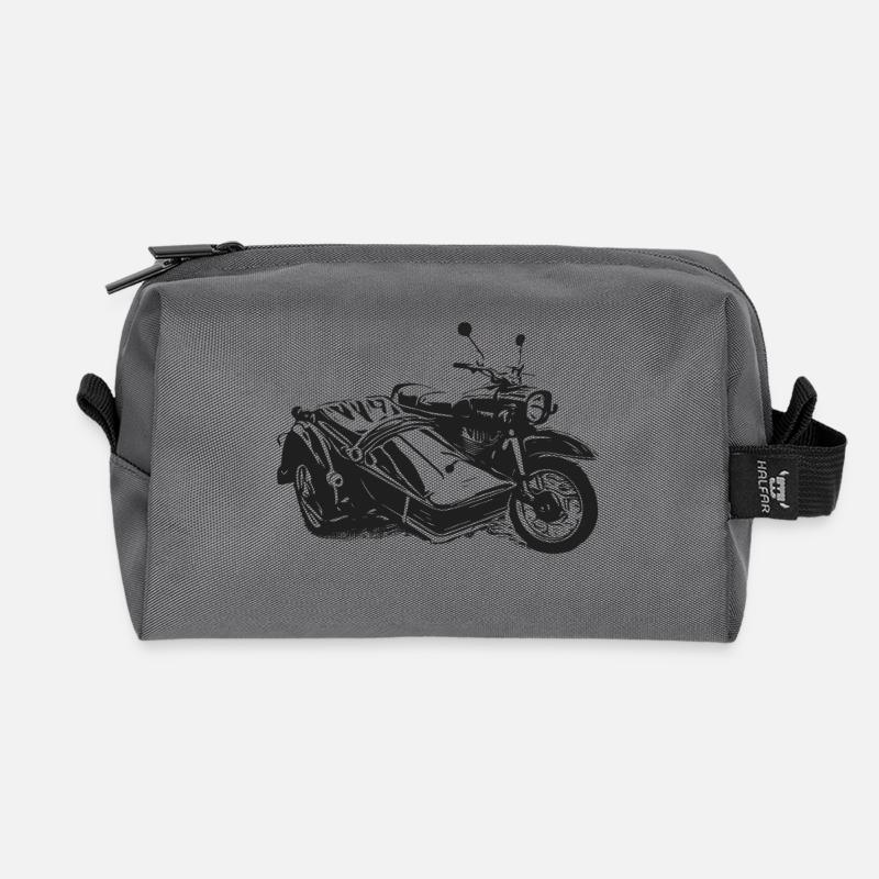 Simson Schwalbe Duo - Recycelte Kulturtasche - Anthrazit