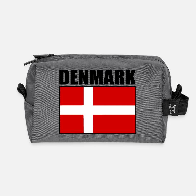 Dänemark - Recycelte Kulturtasche - Anthrazit