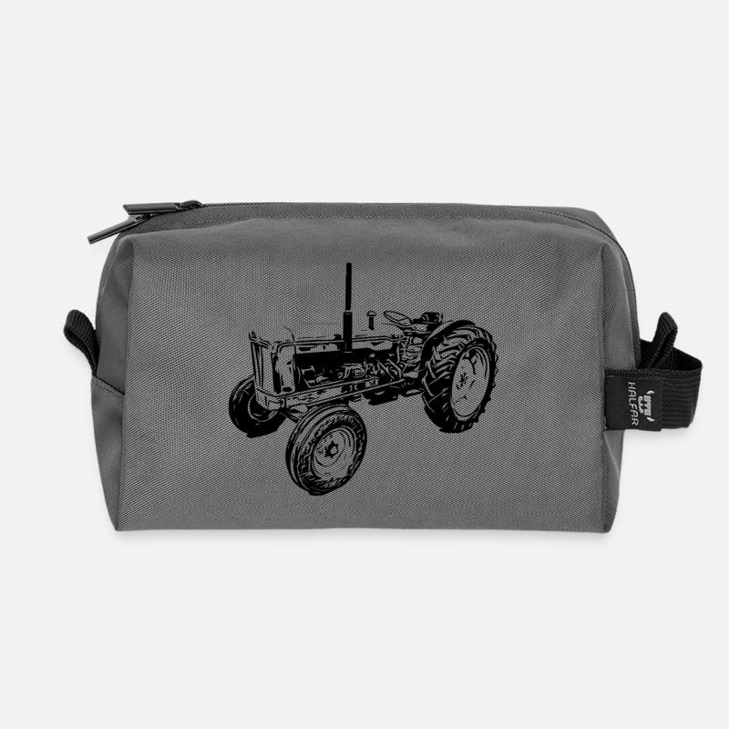 Super Major 6 Traktor - Recycelte Kulturtasche - Anthrazit