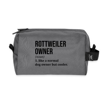 Rottweiler - Recycelte Kulturtasche - Anthrazit - Vorne