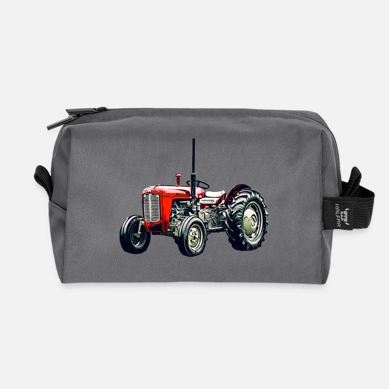 Alter M F 35 Traktor - Recycelte Kulturtasche - Anthrazit