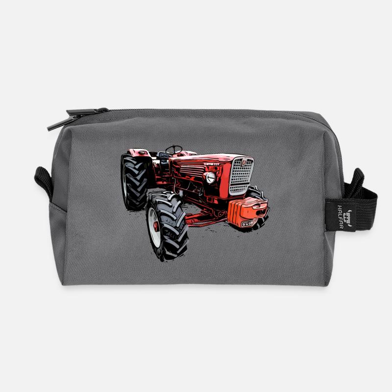 Güldner G60 Traktor - Recycelte Kulturtasche - Anthrazit