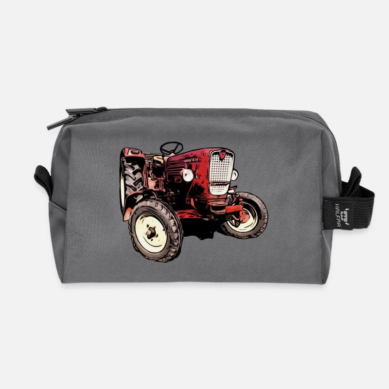 Güldner G40 Traktor - Recycelte Kulturtasche - Anthrazit