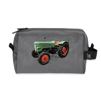 Traktor Favorit 1 - Recycelte Kulturtasche - Anthrazit - Vorne