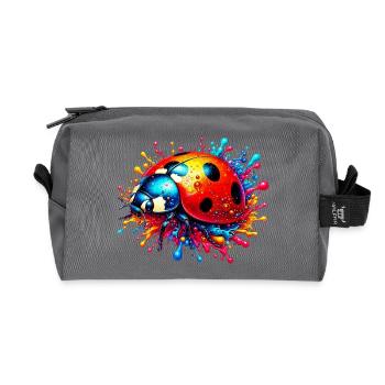 Ladybird - Recycled Toiletry Zip Bag - anthracite - Front