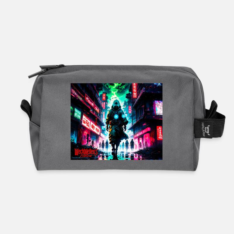 city apocalyptic - Recycelte Kulturtasche - Anthrazit