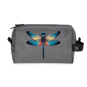 Libelle - Recycelte Kulturtasche - Anthrazit - Vorne