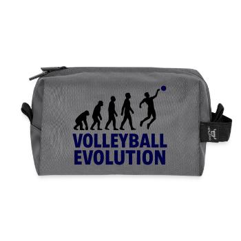 Volley-ball Evolution Smash Gift Sports - Trousse de toilette en tissu recyclé - anthracite - Devant