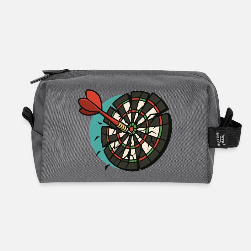 Bullseye Breaker - Recycelte Kulturtasche - Anthrazit