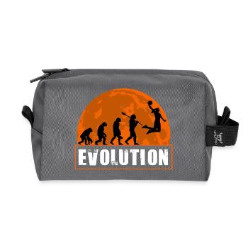 Évolution du joueur de basket-ball Retro Dunking - Trousse de toilette en tissu recyclé - anthracite - Devant