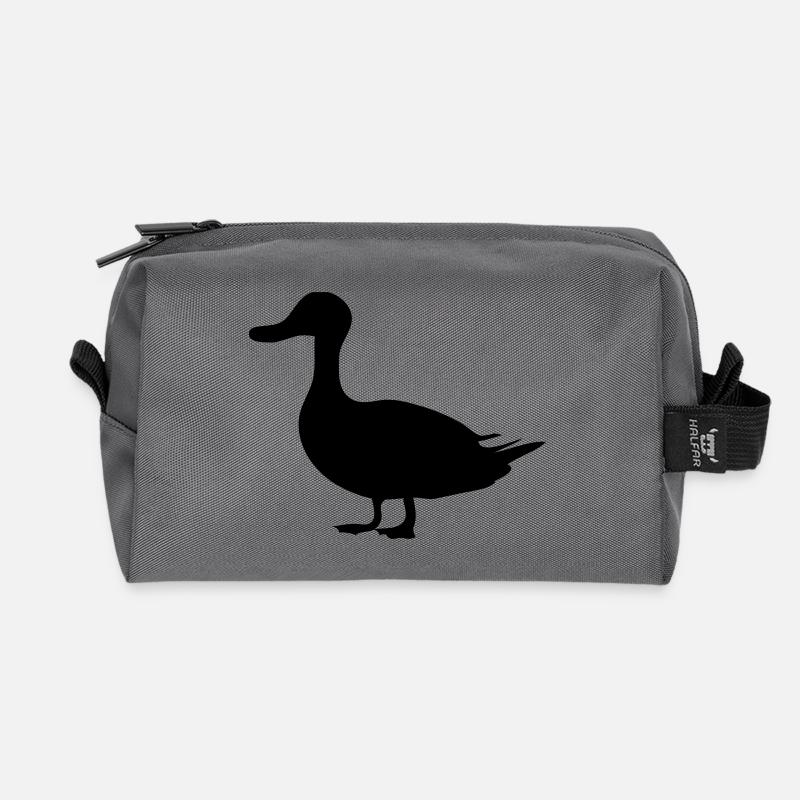 Ente - Recycelte Kulturtasche - Anthrazit