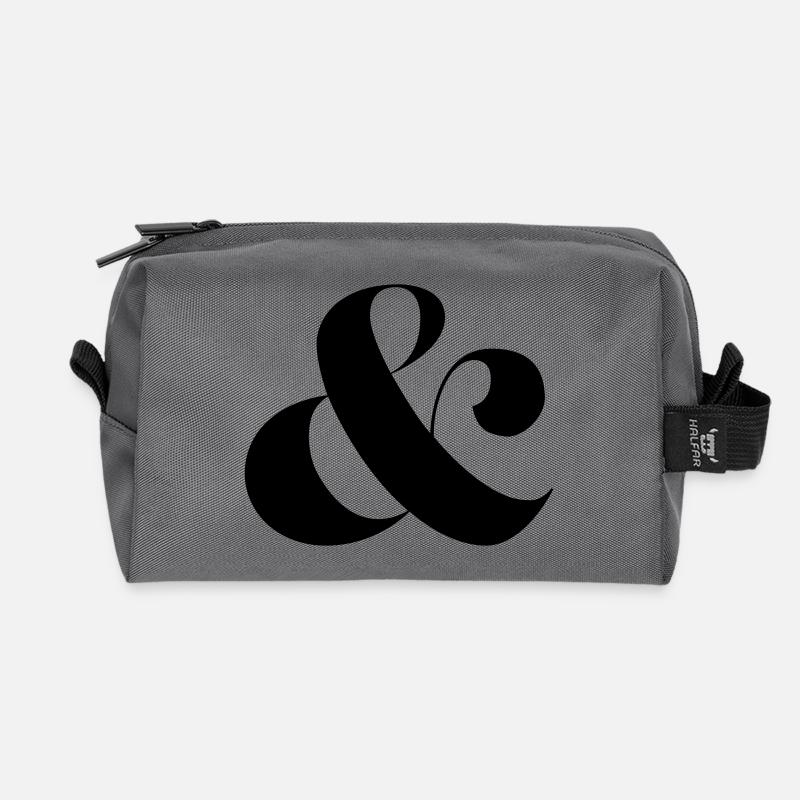 ampersand - Recycelte Kulturtasche - Anthrazit