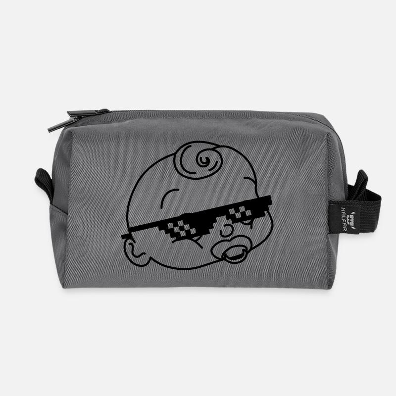 Cool baby - Recycelte Kulturtasche - Anthrazit