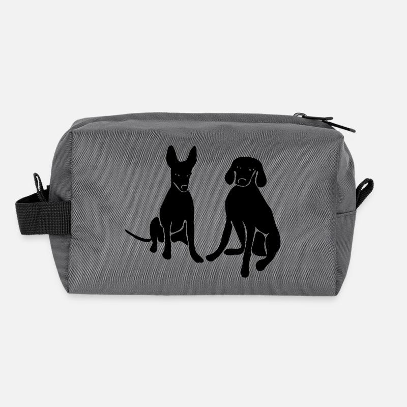 Chiens Trousse de toilette en tissu recyclé