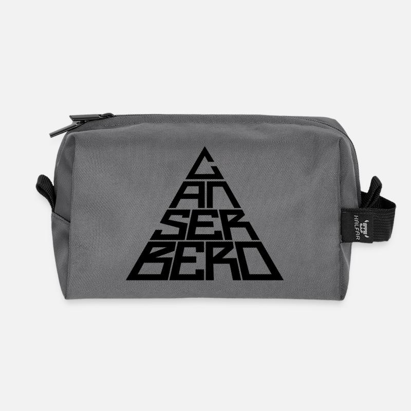 Canserbero - Recycled Toiletry Zip Bag - anthracite