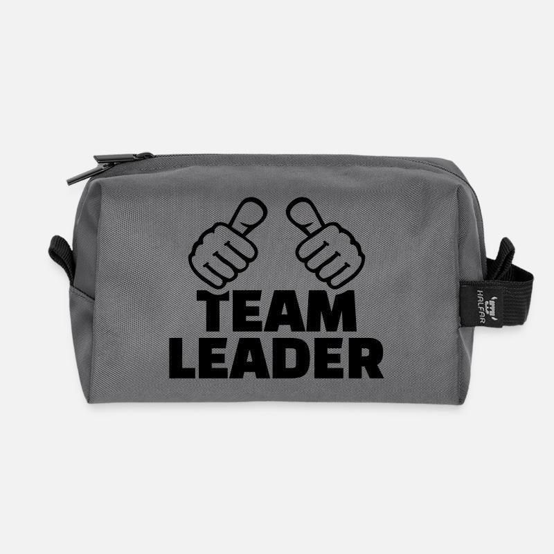 Teamleiter - Recycelte Kulturtasche - Anthrazit