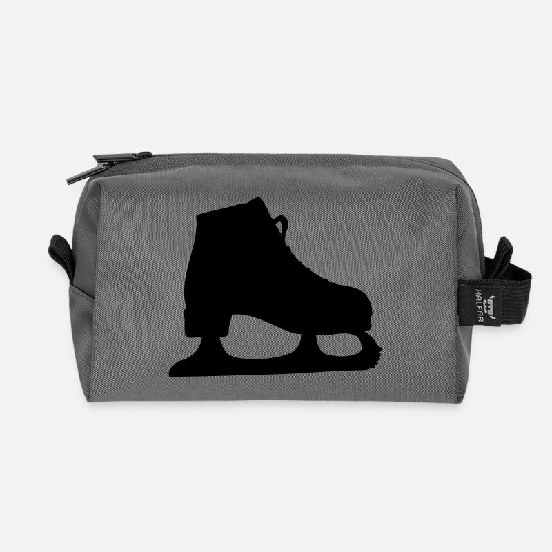 Eiskunstlauf Eiskunstlauf - Recycelte Kulturtasche - Anthrazit