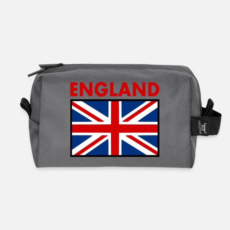 England - Recycelte Kulturtasche - Anthrazit