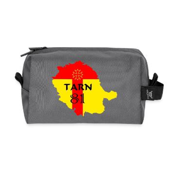 Tarn 81 - Recycelte Kulturtasche - Anthrazit - Vorne