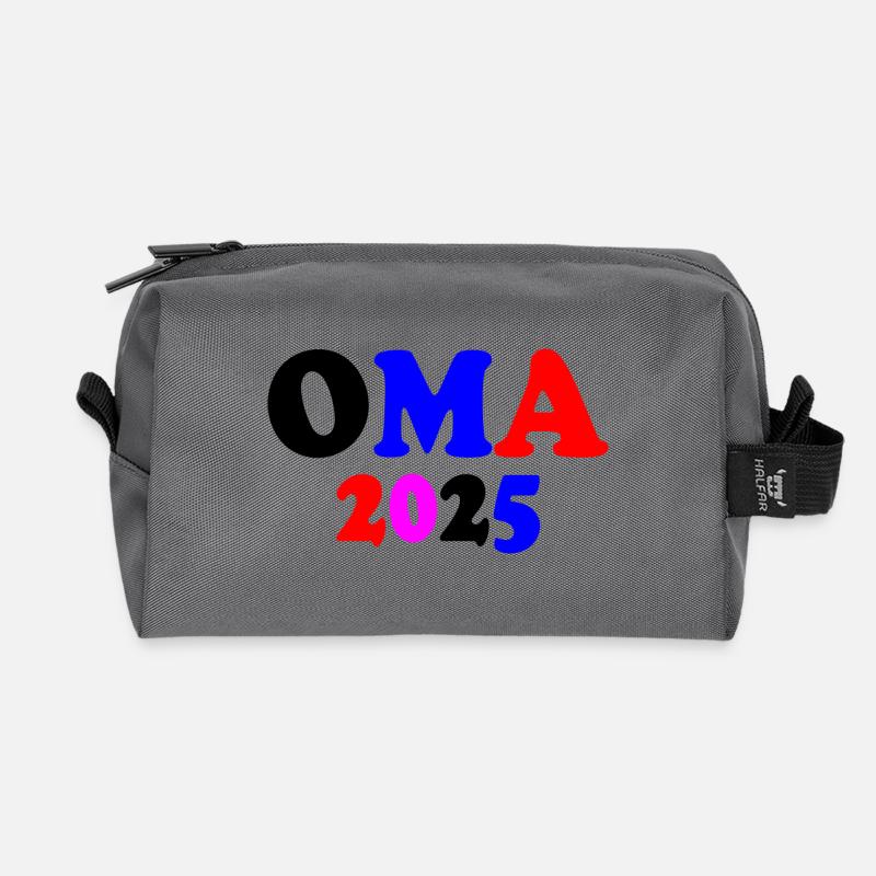 Oma 2025 - Recycelte Kulturtasche - Anthrazit