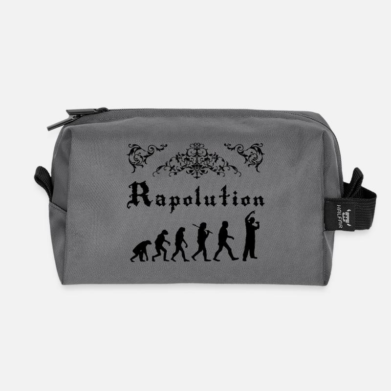 Rap Evolution - Trousse de toilette en tissu recyclé - anthracite