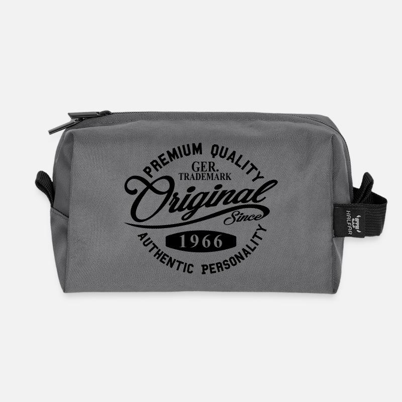 Original Since 1966 - Recycelte Kulturtasche - Anthrazit