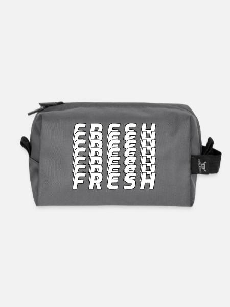 Fresh - Recycelte Kulturtasche - Anthrazit