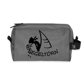 Les joies de la navigation (b, 1c) - Trousse de toilette en tissu recyclé - anthracite - Devant