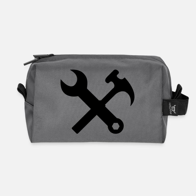 handwerker - Recycelte Kulturtasche - Anthrazit
