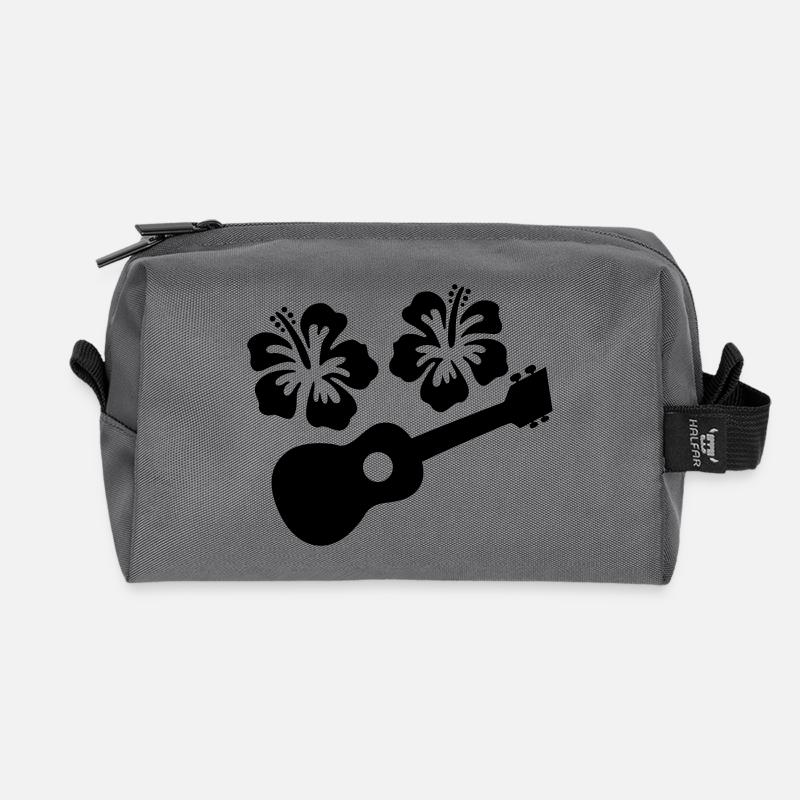 ukulele - Recycelte Kulturtasche - Anthrazit