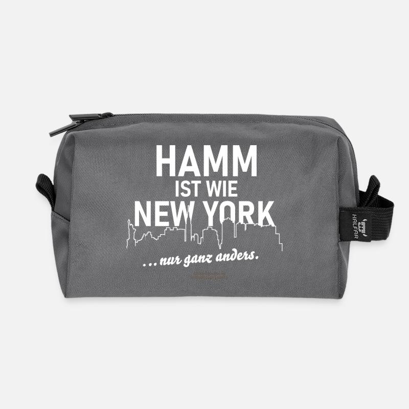 Hamm - Recycelte Kulturtasche - Anthrazit