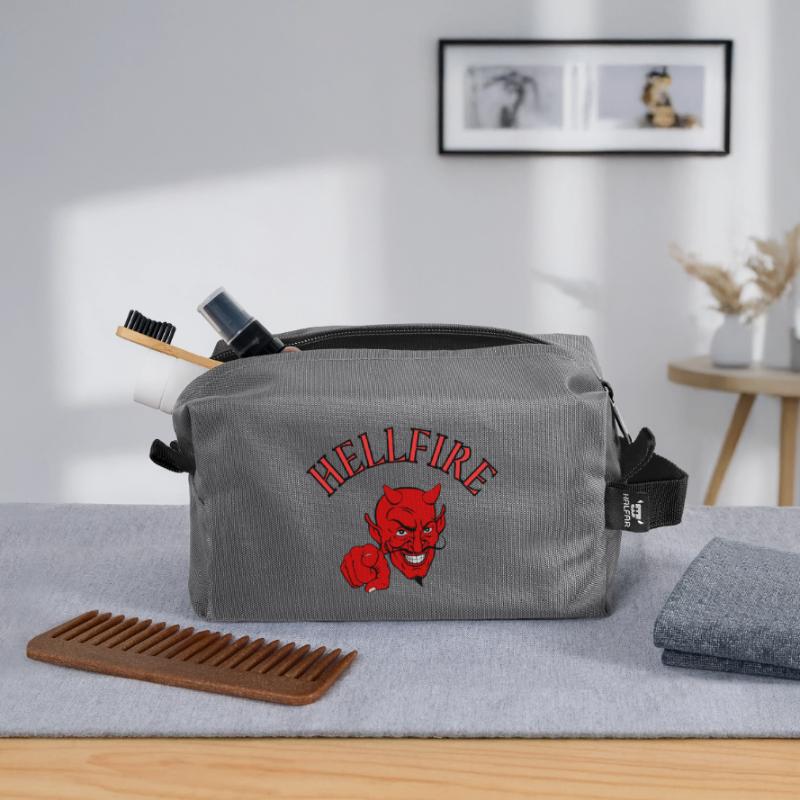 Devil, Satan, Devil, Hellfire Recycled Toiletry Zip Bag