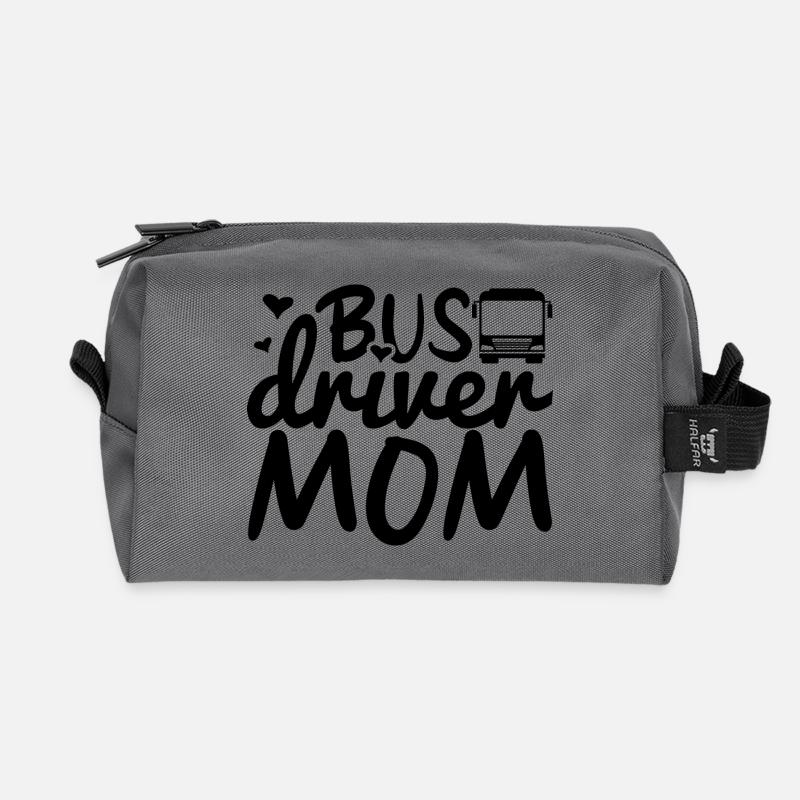 Busfahrer Mutter - Recycelte Kulturtasche - Anthrazit