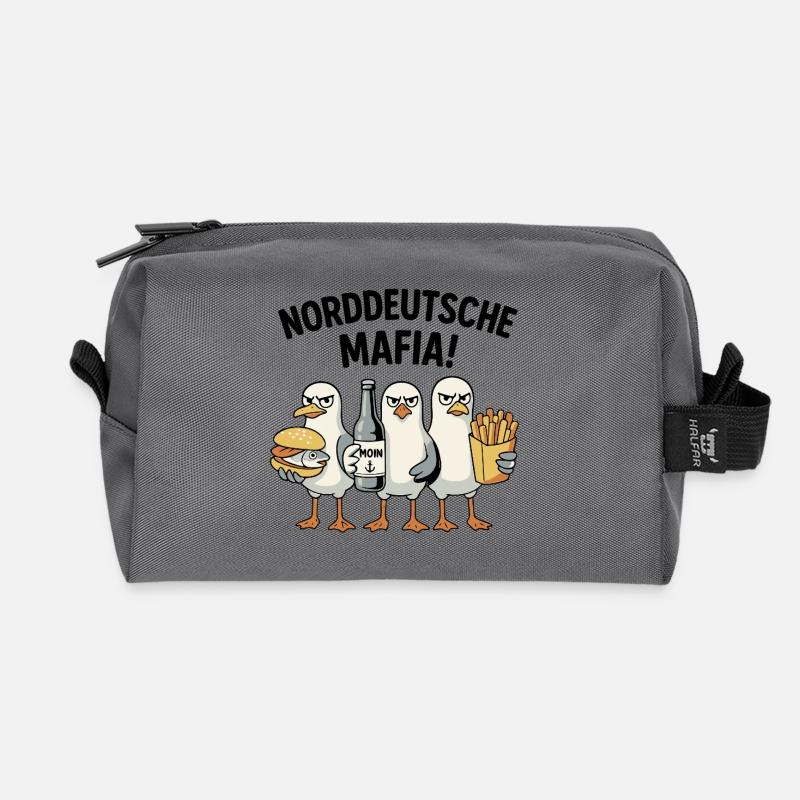 Norddeutsche Mafia - Recycelte Kulturtasche - Anthrazit