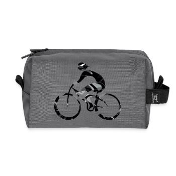 Cyclist - Recycled Toiletry Zip Bag - anthracite - Front