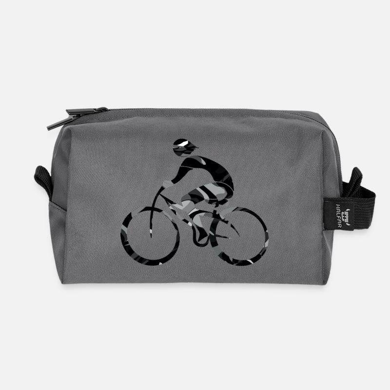 Cyclist - Recycled Toiletry Zip Bag - anthracite