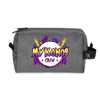 Équipage Mykonos Coloré - Trousse de toilette en tissu recyclé - anthracite - Devant