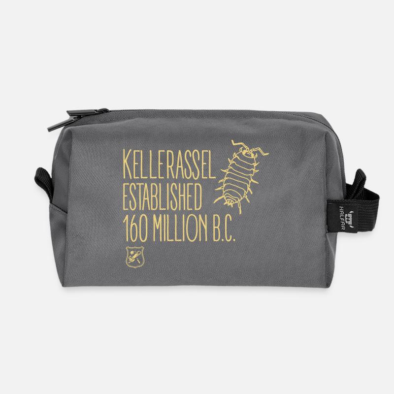 Kellerassel - Recycelte Kulturtasche - Anthrazit