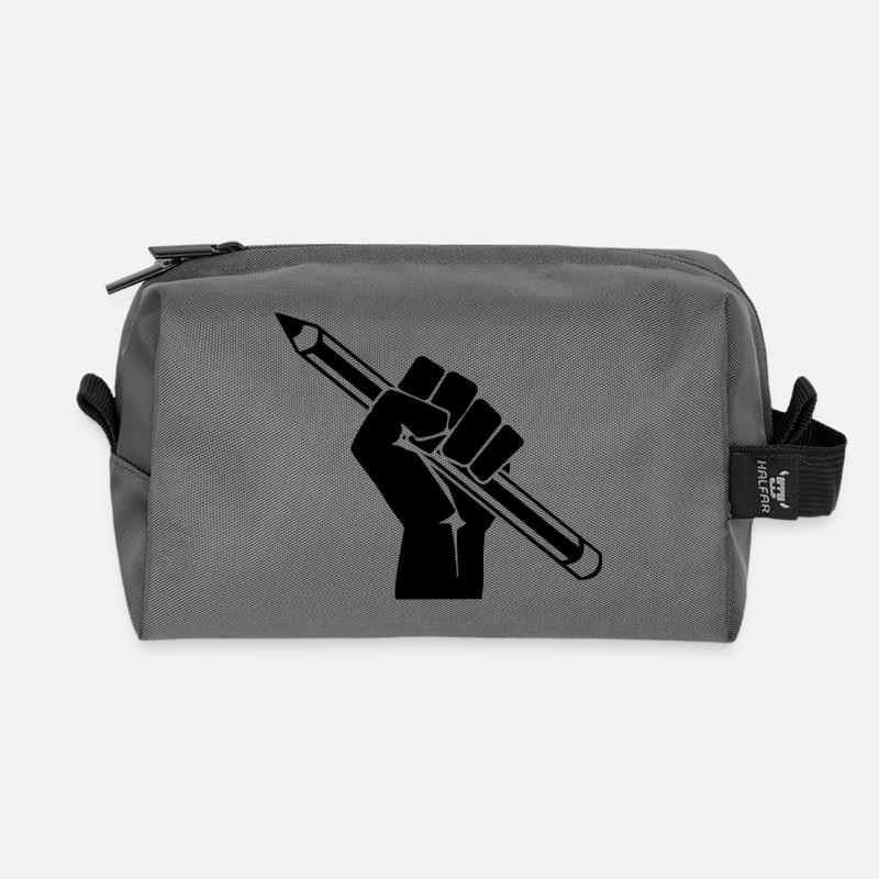 Revolution - Recycelte Kulturtasche - Anthrazit