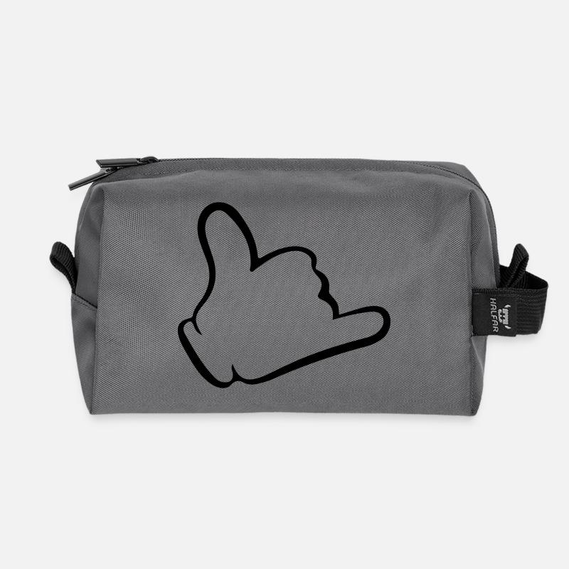 Shaka - Recycelte Kulturtasche - Anthrazit
