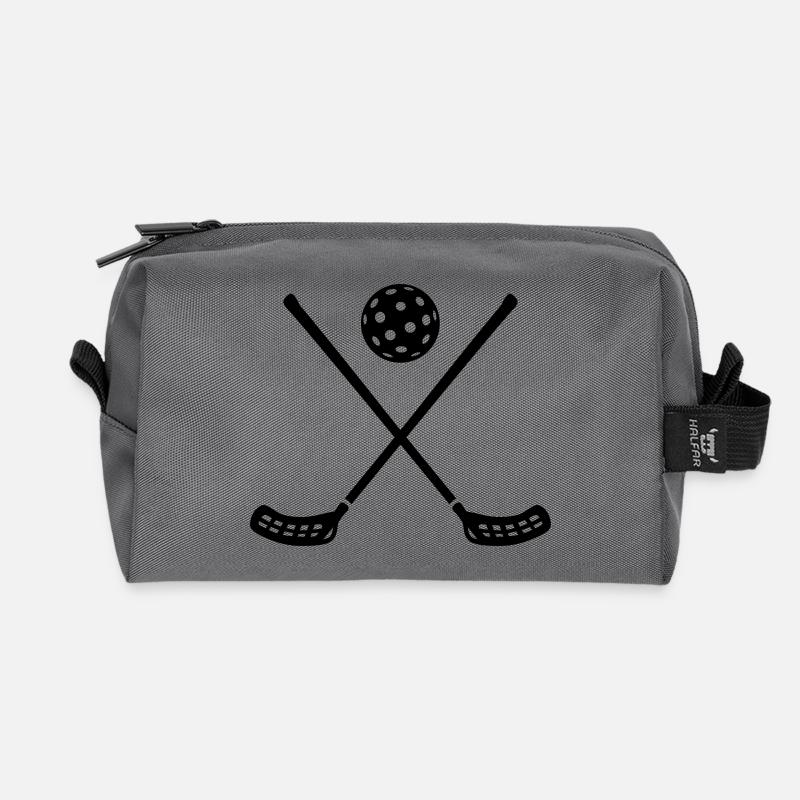 Floorball - Recycelte Kulturtasche - Anthrazit